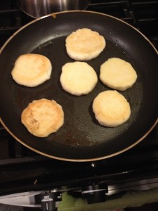 cooked arepas