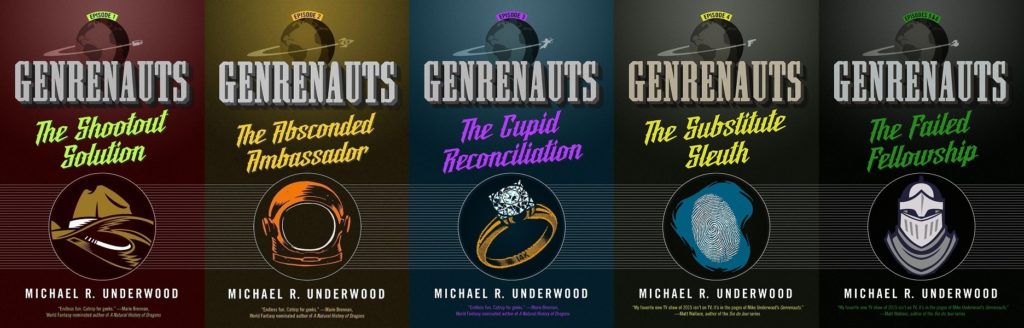 Genrenauts Season One covers - all five