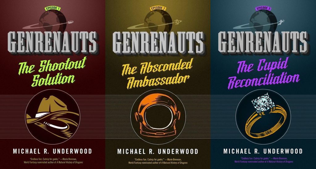 All Three Genrenauts covers